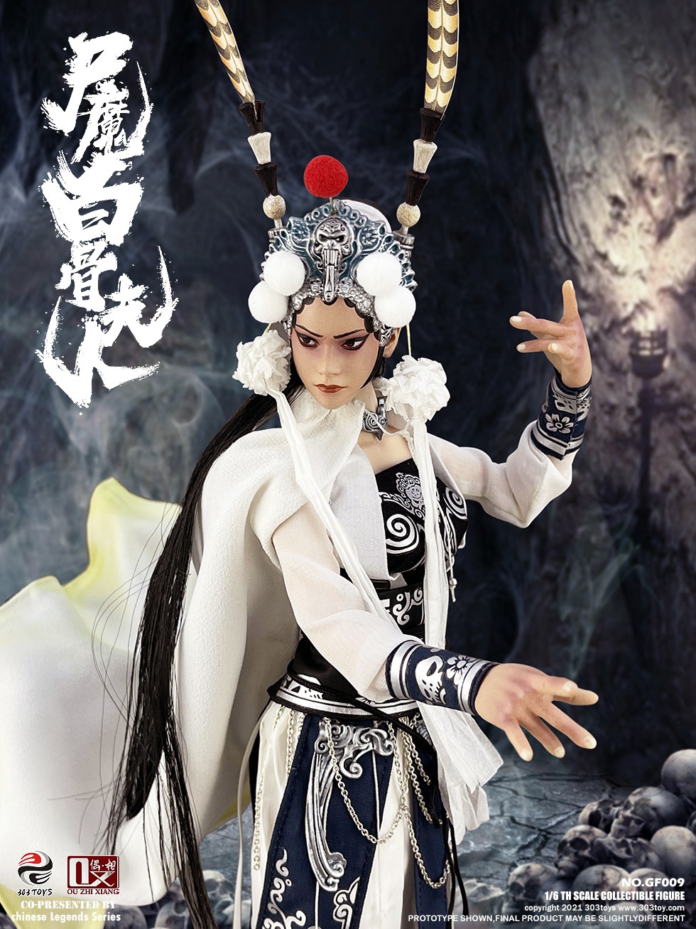 NEW PRODUCT: 303TOYS X OUZHIXIANG GF008 1/6 CHINESE LEGENDS SERIES - LADY WHITE BONE 3010