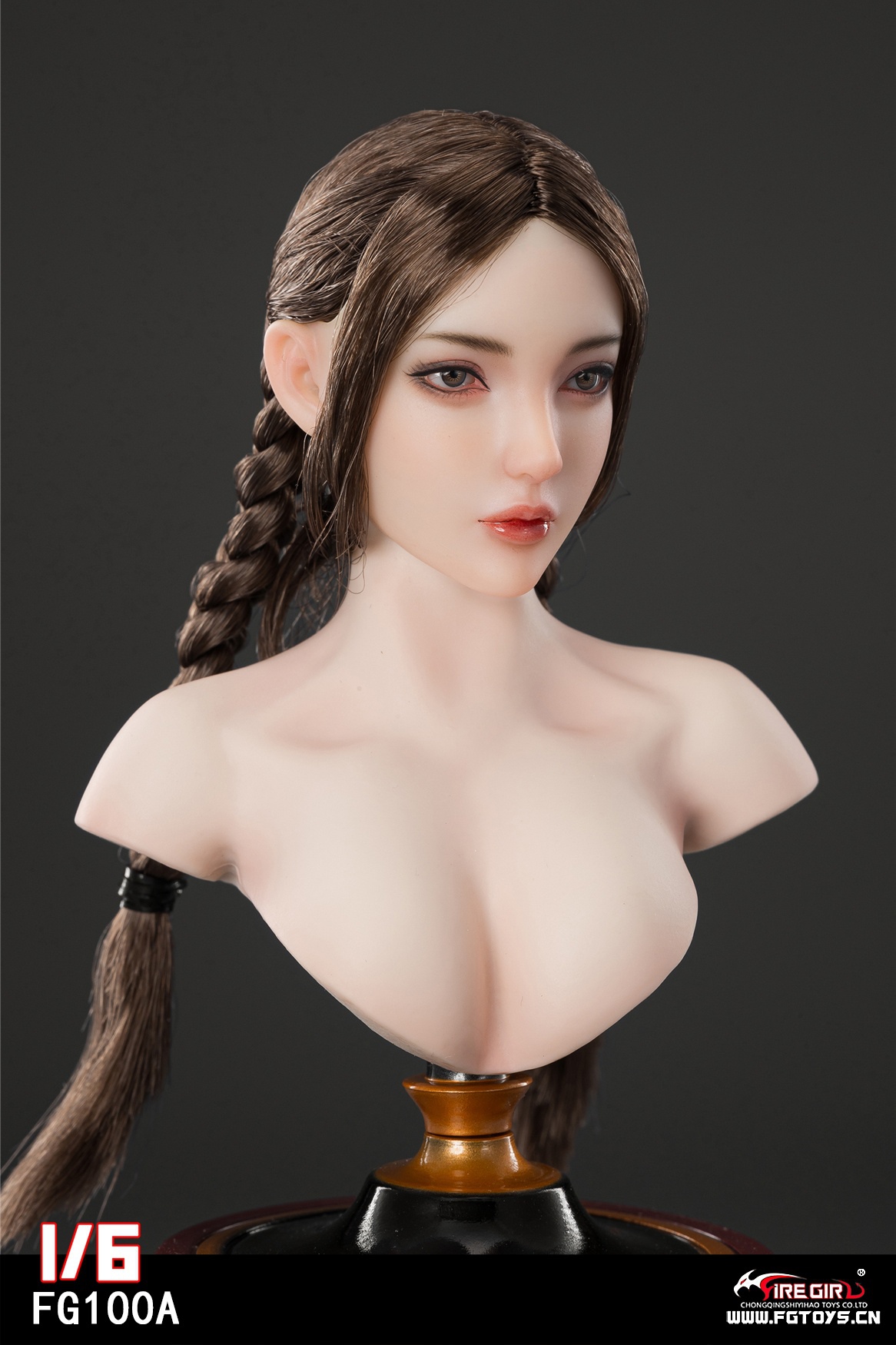 headsculpt - NEW PRODUCT: Fire Girl Toys: Western Girl-Aisha [movable eyes, ABC three hairstyles] (#FG100)  3421