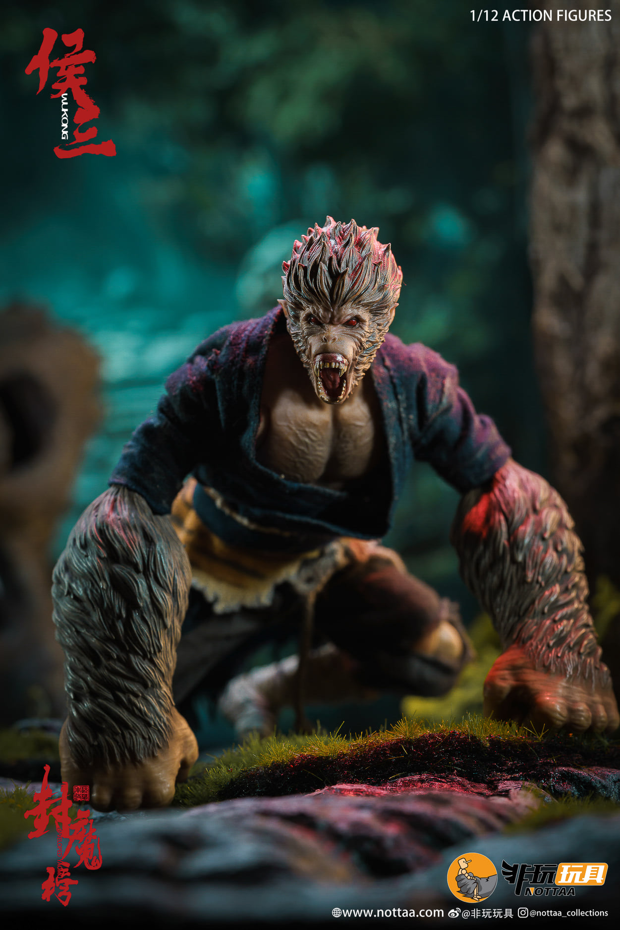 NEW PRODUCT: 1/12 NOTTAA | The Seal of Demons - Martial Artist Monk WUKONG 3710