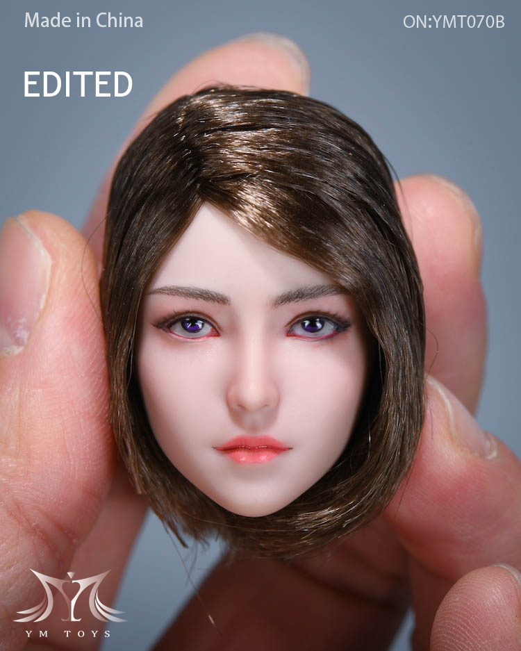 NEW PRODUCT: YMTOYS 1/6 Female Head Sculpture YMT070A/B/C/D Edited10