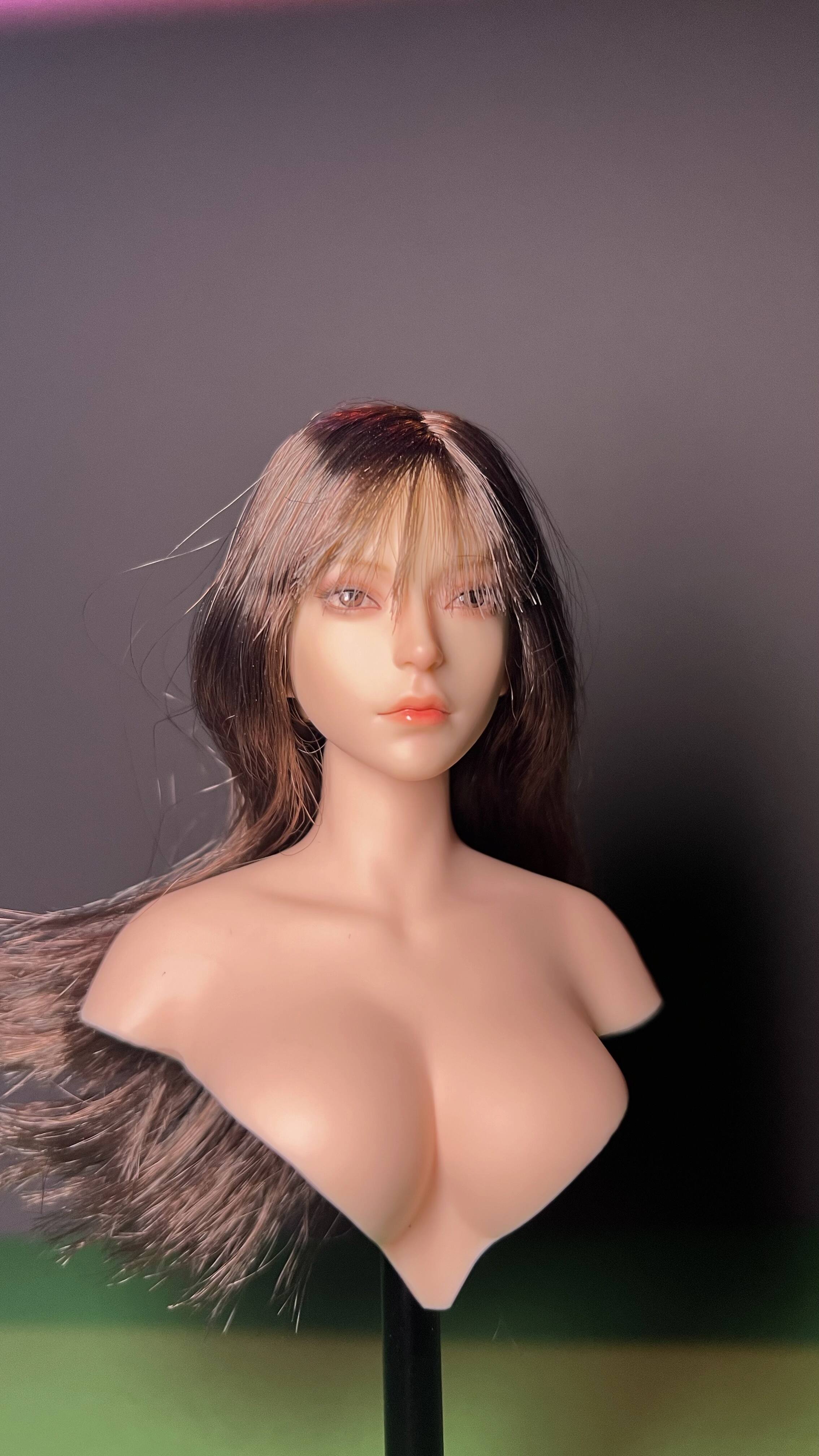 NEW PRODUCT: SUPER DUCK 1/6 SDH030 Female Head Sculpture - A B C D Img_7637