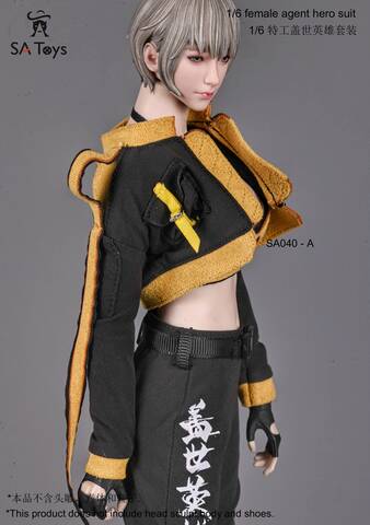 NEW PRODUCT: Six Super Star: 1/6 cool girl skirt suit/check  pants/functional suit female soldier costume