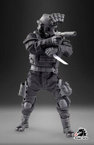 NEW PRODUCT: Dragon Horse DH-S003 SCP Foundation Series Class-D Personnel ( SCP-181 “Lucky”) 1/12 scale action figure