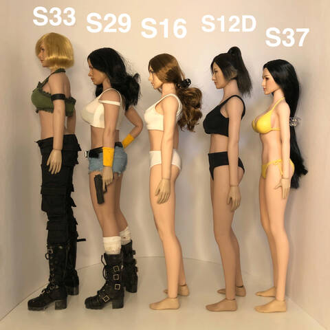 NEW TBLeague PHICEN 1/6 Female Seamless S34A S35B 12" Girl Style Figure Body 