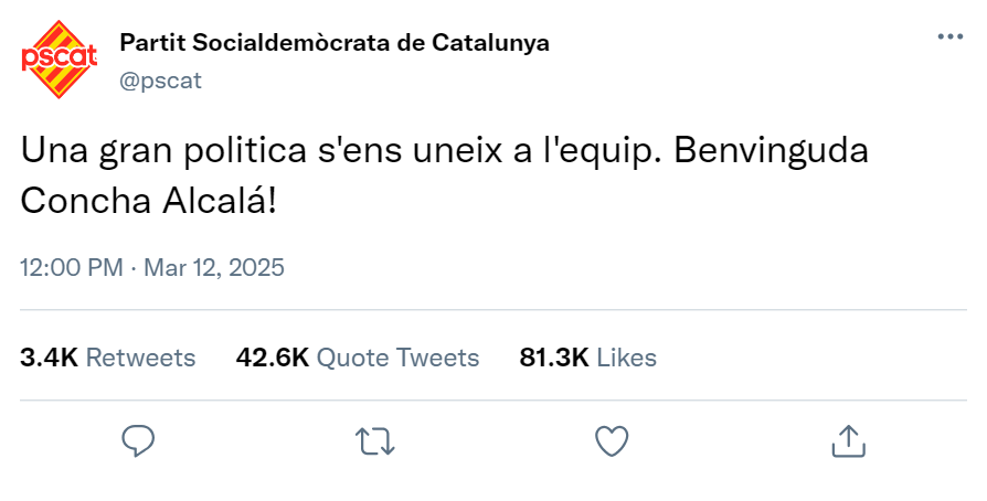 RRSS | Partit Socialdemòcrata de Catalunya T0310