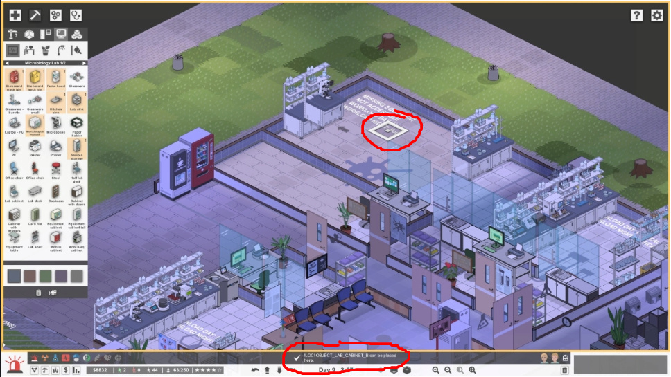 [Resolved]Problems Moving/Placing Objects in Medical Labs Photo10