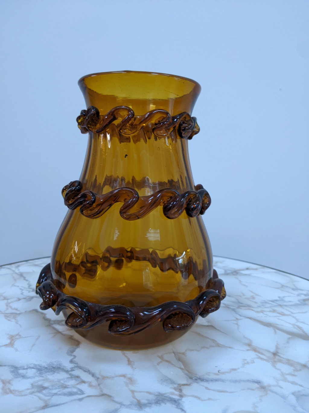 Amber glass Vase  Pxl_2029