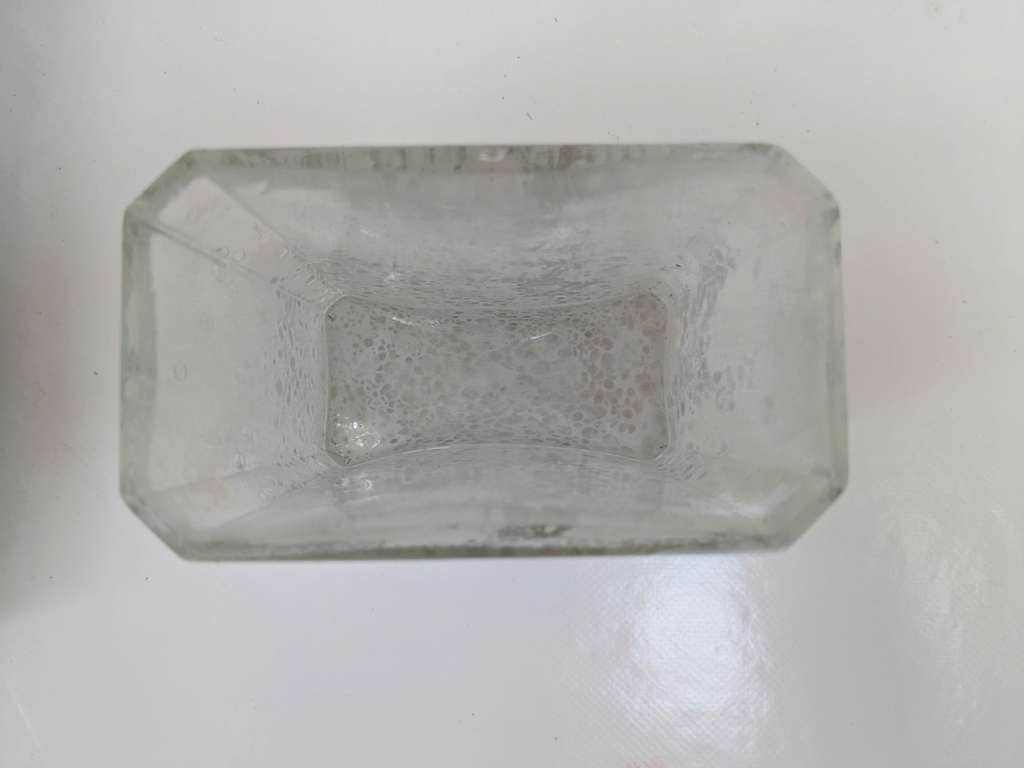 Cloudy small glass vase. Pxl_2059