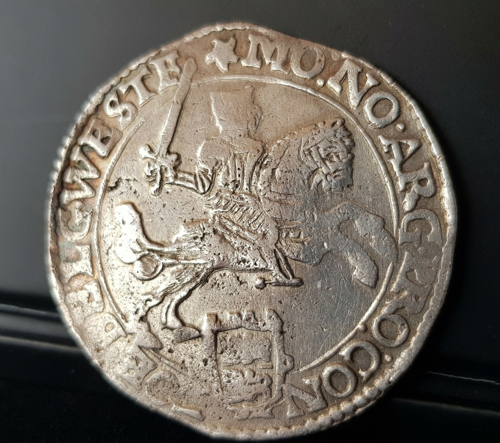 Ducatón de 1670 de los Países Bajos, West Friesland, Silver Rider 20201217