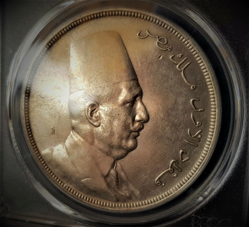 20 Piastras Egipcias de 1923 del Rey FUAD 20210364