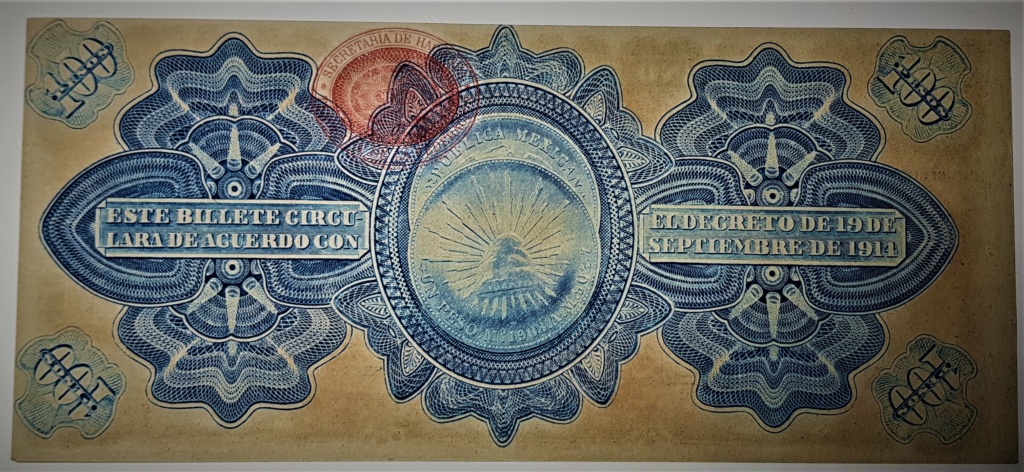 100 Pesos Mexicanos de 1914 Sin Revalidar (Gobierno Provisional) 20210558