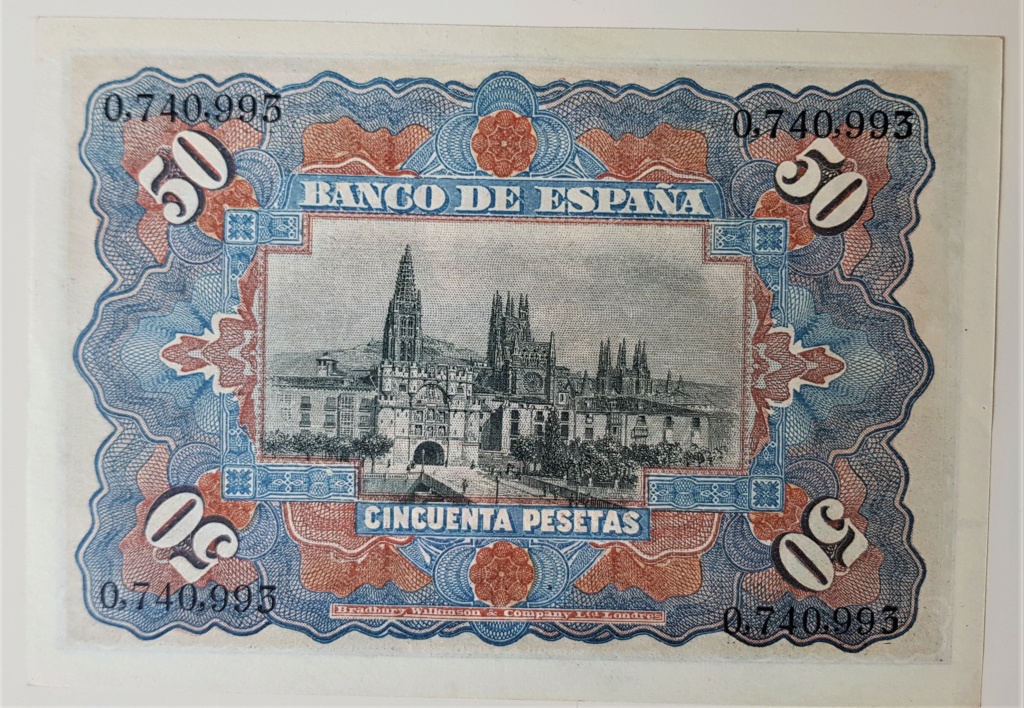 50 Pesetas 15 Julio 1907 20210620