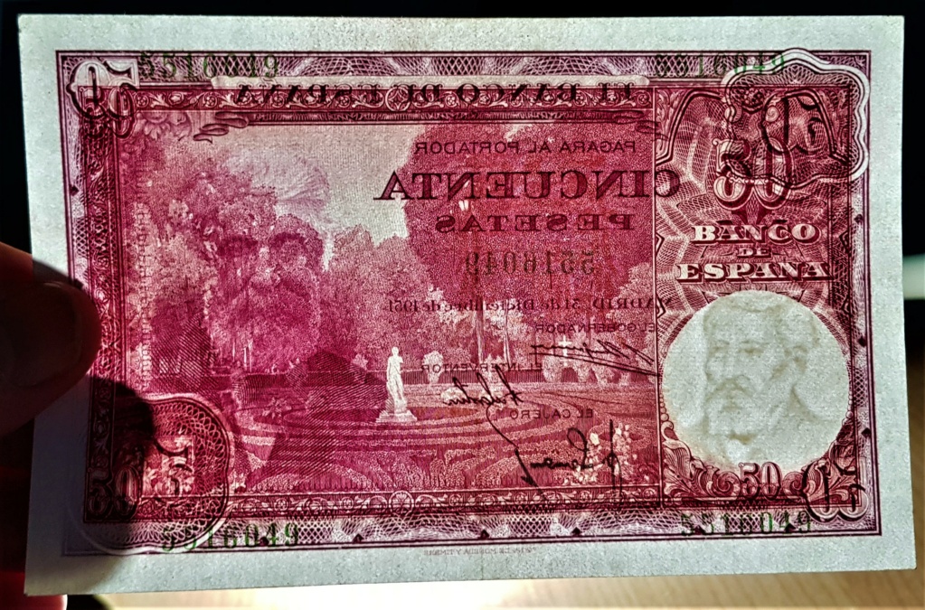 Rusiñol y los Jardines de Aranjuez, 50 pesetas de 1951 20220149