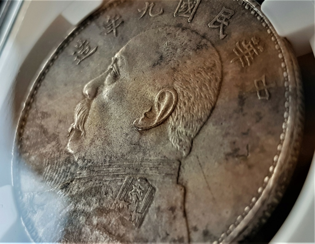 China 1 Yuan (Dolar)1920. Presidente Yuan Shikai año 9 20220818