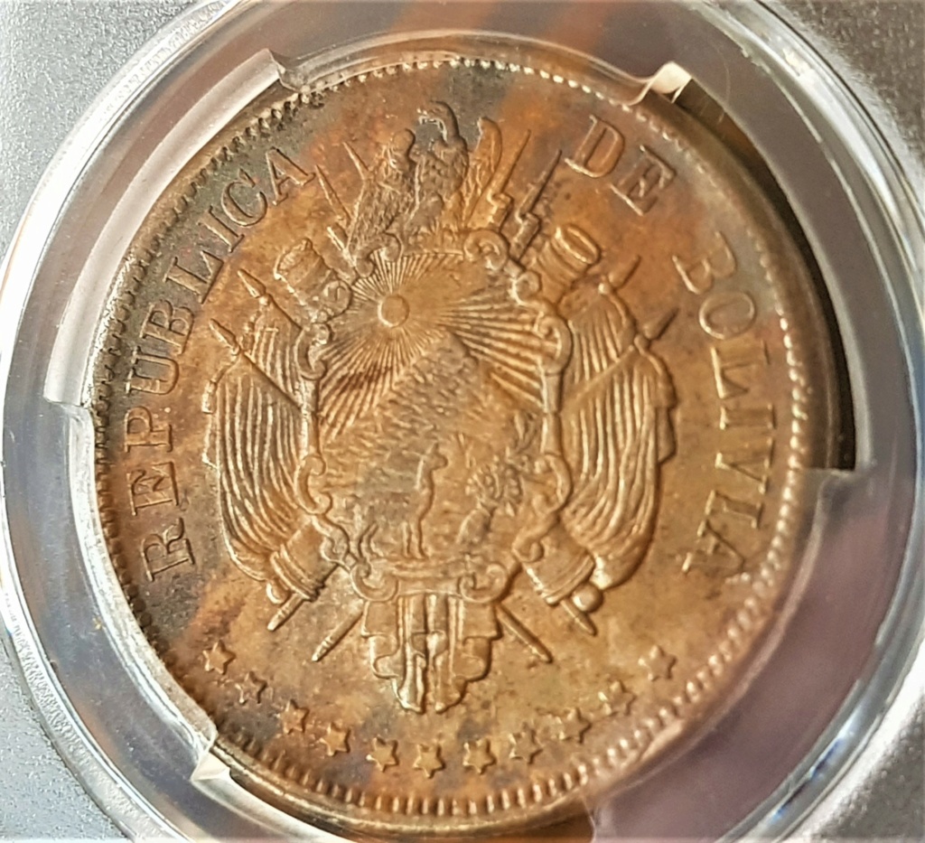 Bolivia, 1 Boliviano de 1870 20220924