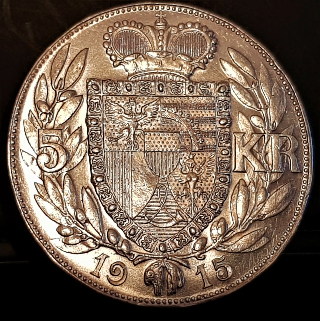 Liechtenstein 5 Kronen de 1915 Johann II 20230425