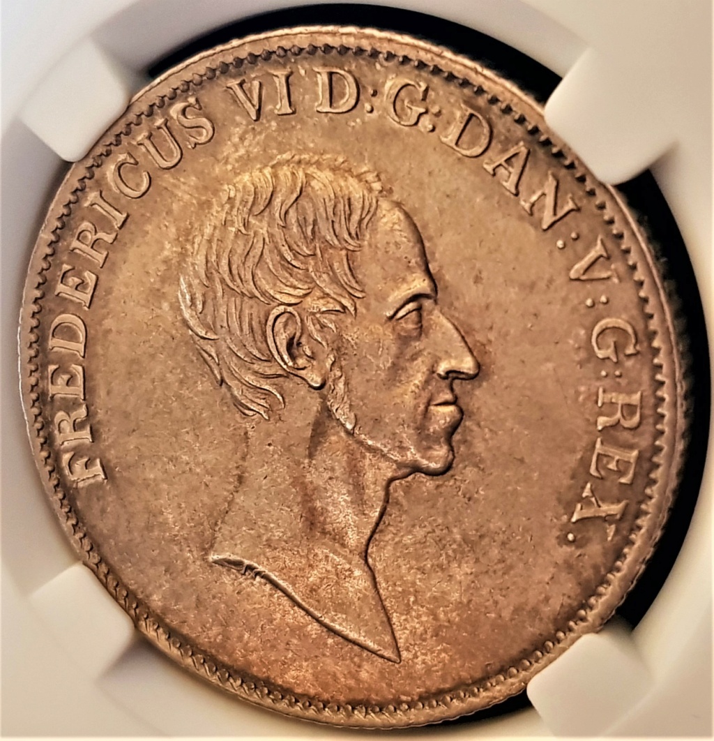 Dinamarca, 1 Speciedaler de 1839 WS. Fredericus VI 20230717