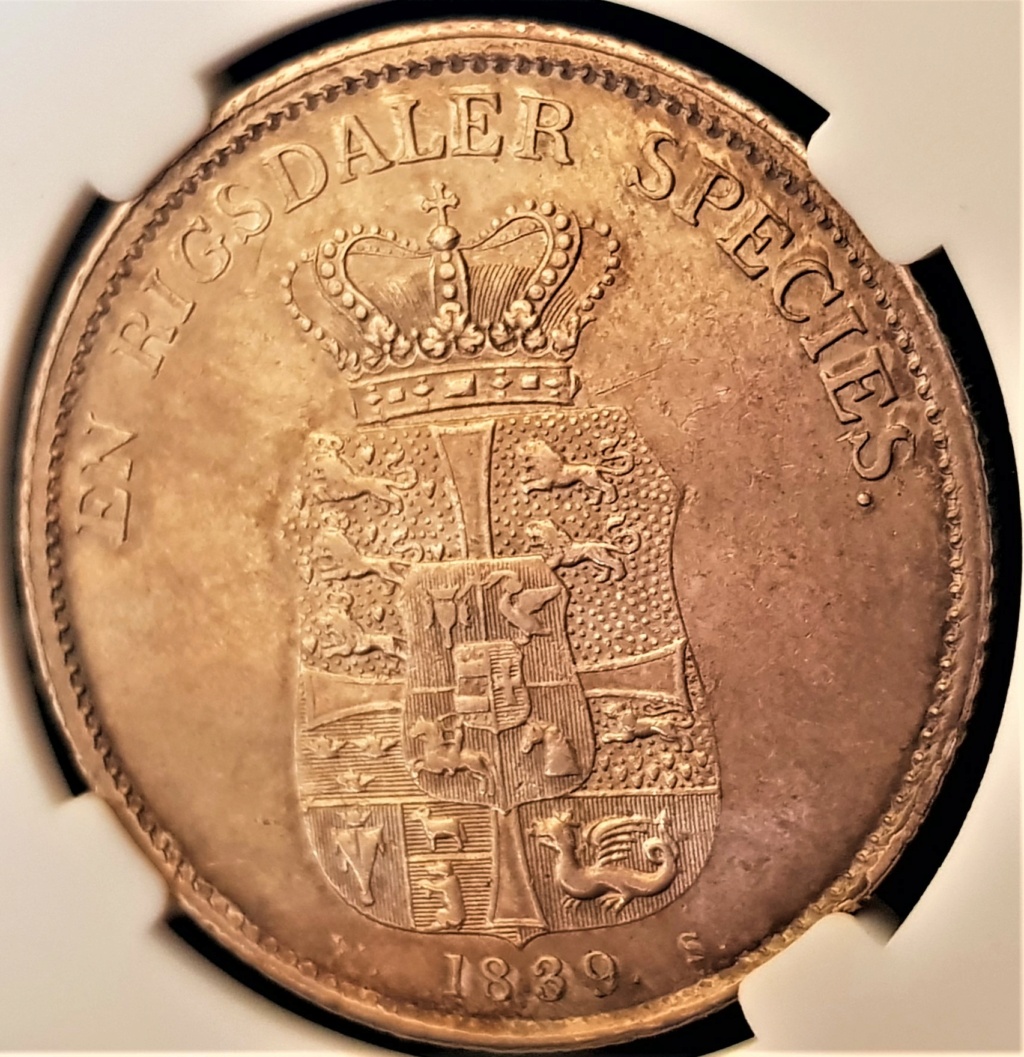 Dinamarca, 1 Speciedaler de 1839 WS. Fredericus VI 20230718