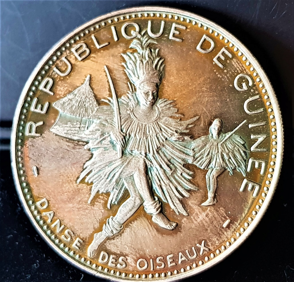 República de Guinea, 500 Francs 1969. DANSE DES OISEAUX 20230811