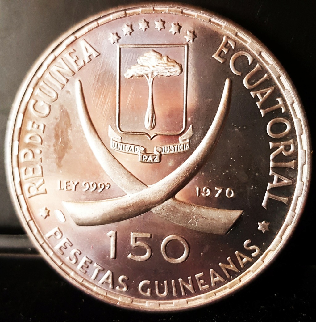 Guinea Ecuatorial, 150 pesetas guineanas de 1970. Ruinas del Coliseo 2 de 4 20231010
