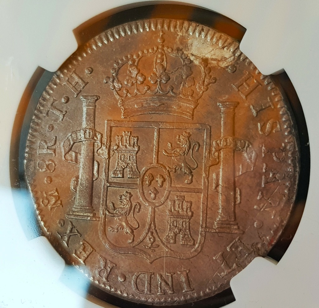 Fernando VII, 8 Reales de 1809 Mo TH, Busto Imaginario 20240116