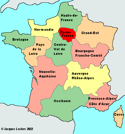 Les régions françaises, va falloir s'y faire...  France12
