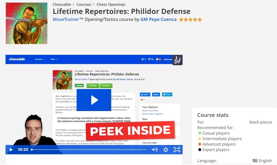 Lifetime Repertoires Philidor Defense by GM Pepe Cuenca ????????Video Course Tiny Version 540p Photo_71