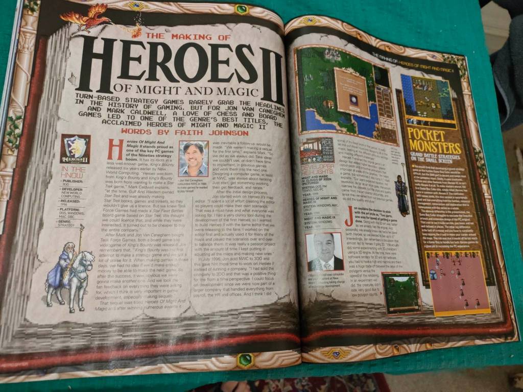 Heroes of Might & Magic 2 tribute in Retro Gamer Magazine 33049810