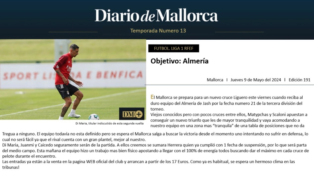 Diario de Mallorca - Objetivo: Almeria 19110