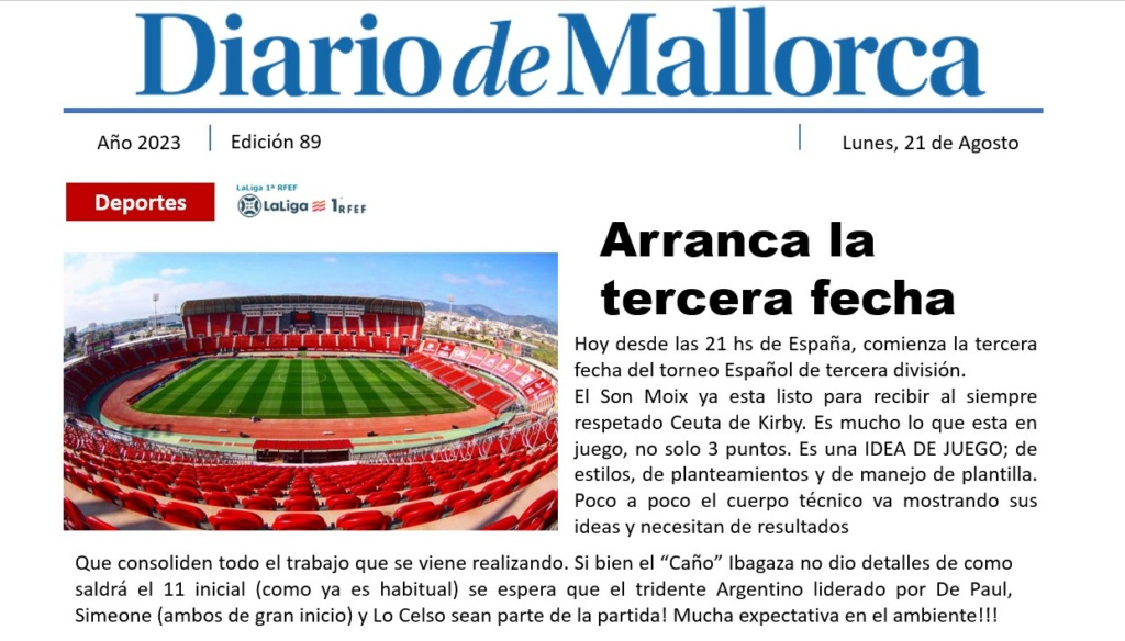 Diario de Mallorca "Arranca la tercera fecha" 8910