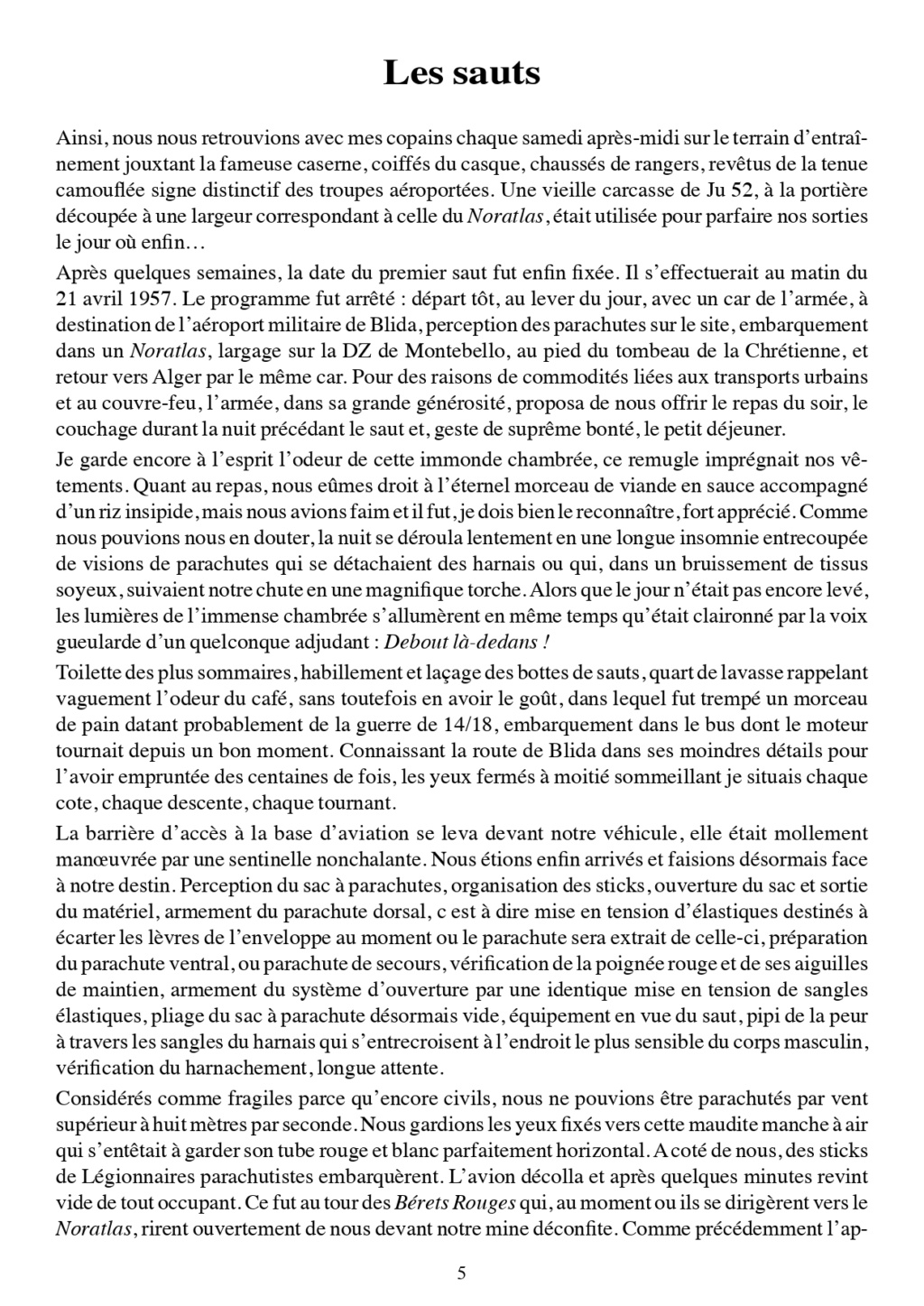 PM PARACHUTISTE de Pierre JARRIGE juin 2016 en ALGERIE française...!!! Parach18