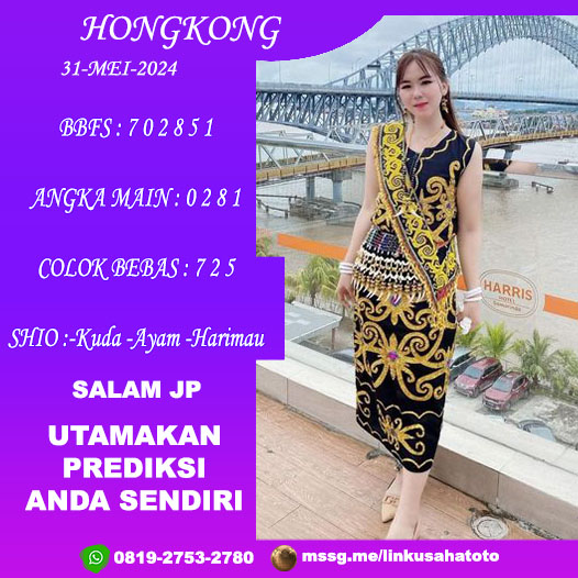 USAHA PREDIKSI HONGKONG 31 MEI 2024 Predik35