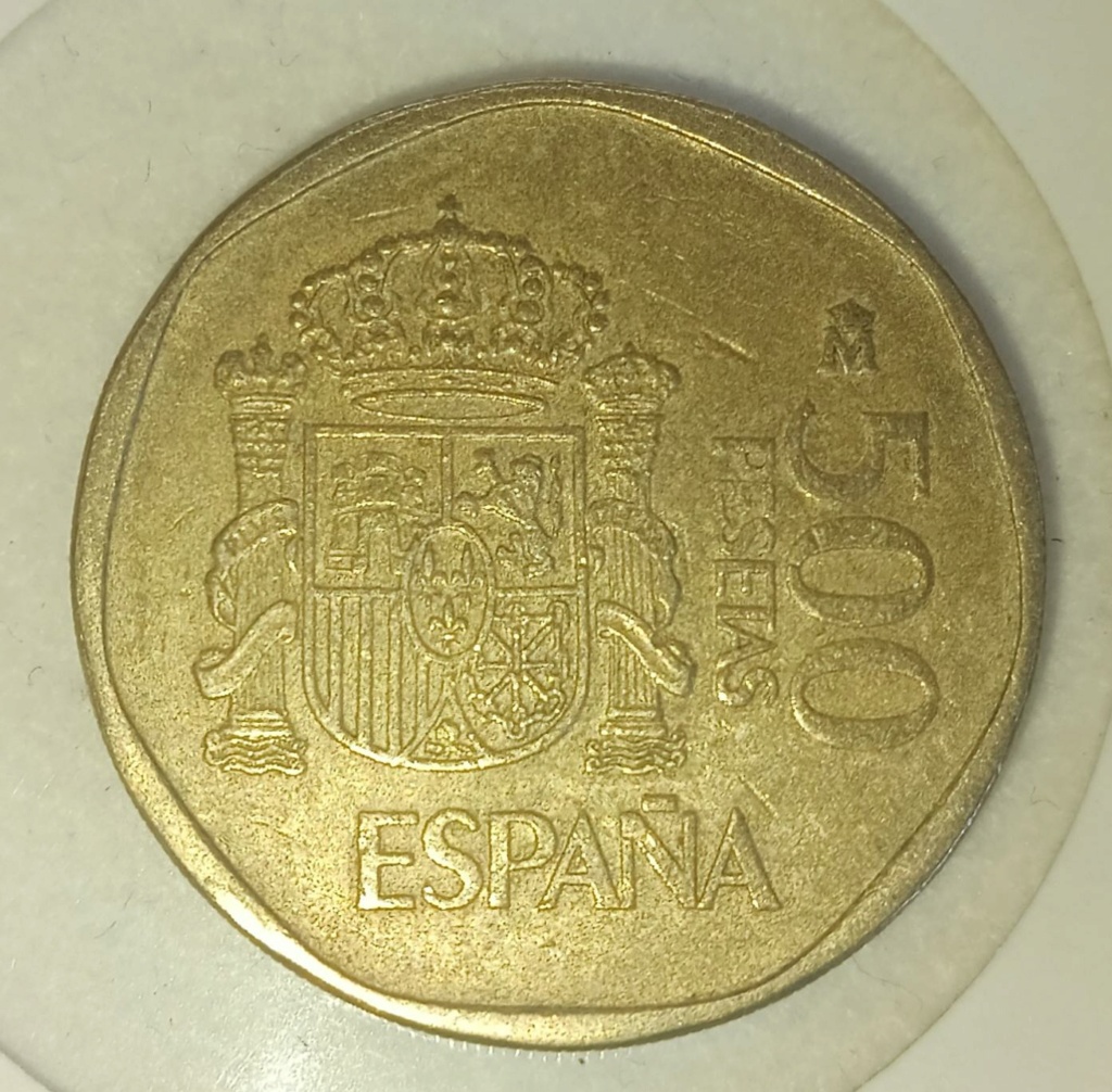 500 pesetas con marca escrita 17325511