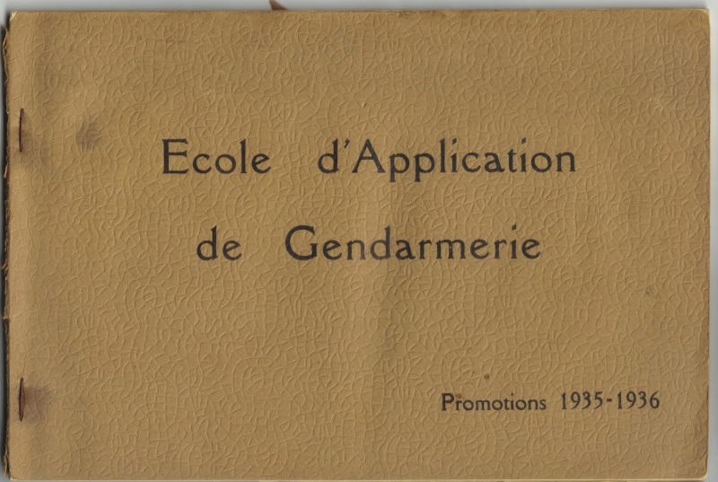 Ecole d'application de Gendarmerie - promotion 1935/1936 Album_10