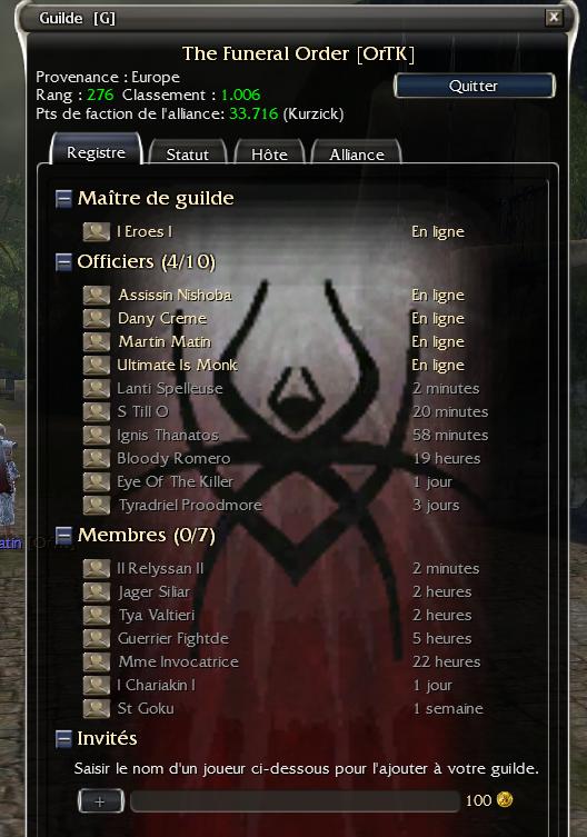 Ancien forum de l'OrTK-Guild Wars - Portail Apogee10