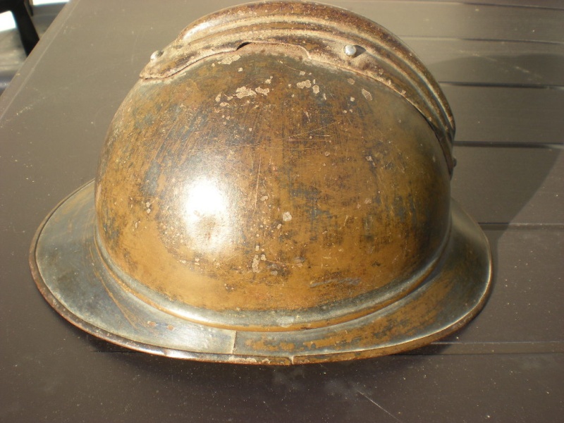 (N) une coque de casque russe mod 1915 Casque12