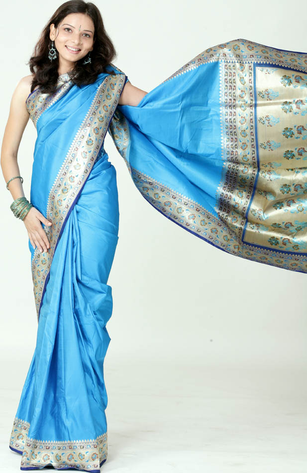 L'Inde et les Saris Azure_10