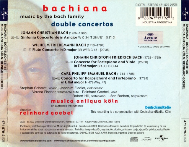 Johann Christoph Friedrich Bach (1732-1795) Back12