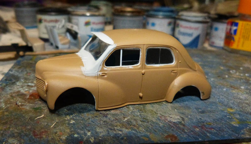 [1/43] RENAULT 4CV Taxi de SAÏGON TERMINE ! Taxisa36