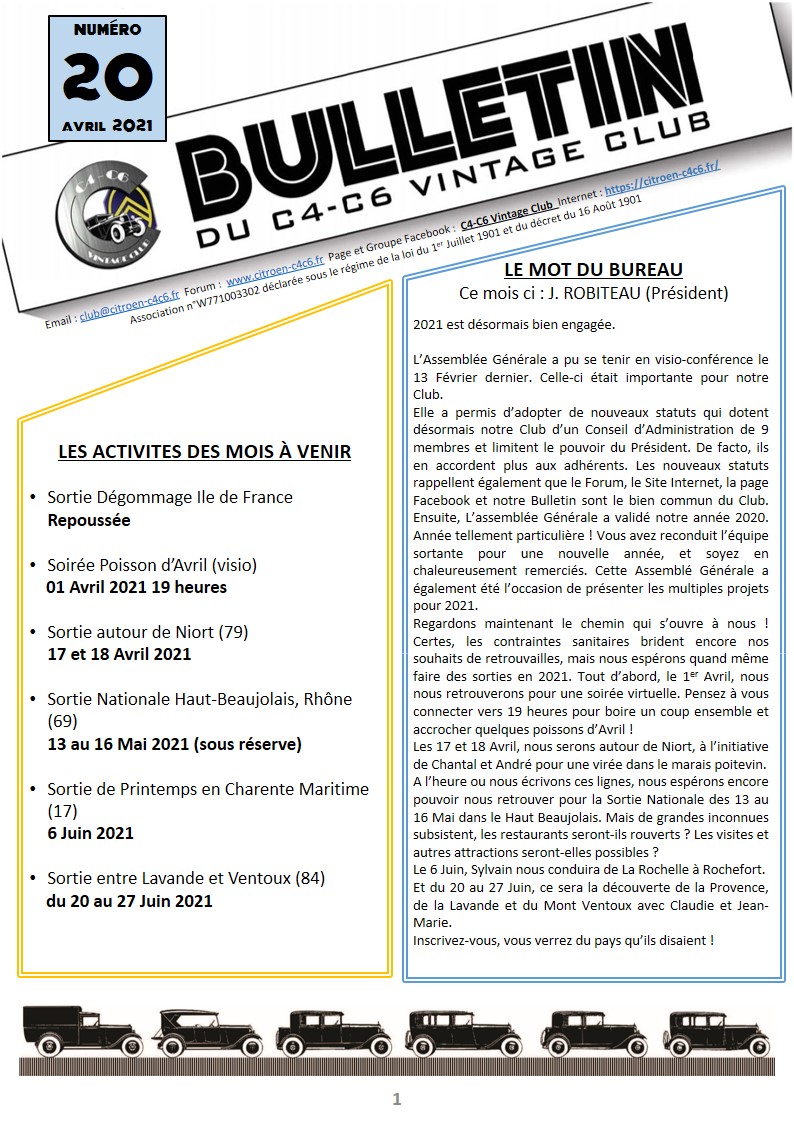 Bulletin du Club n°20 Diapos32