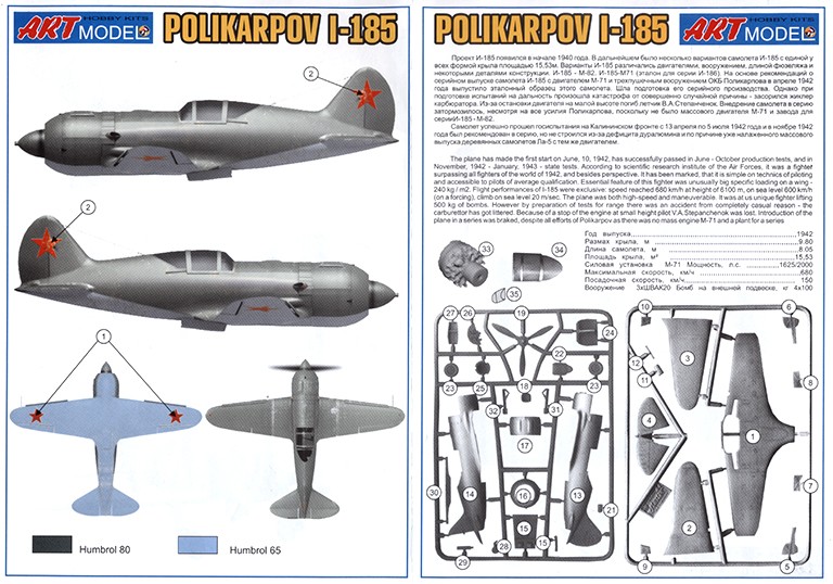 [ART Model] Polikarpov I-185 I-185_13