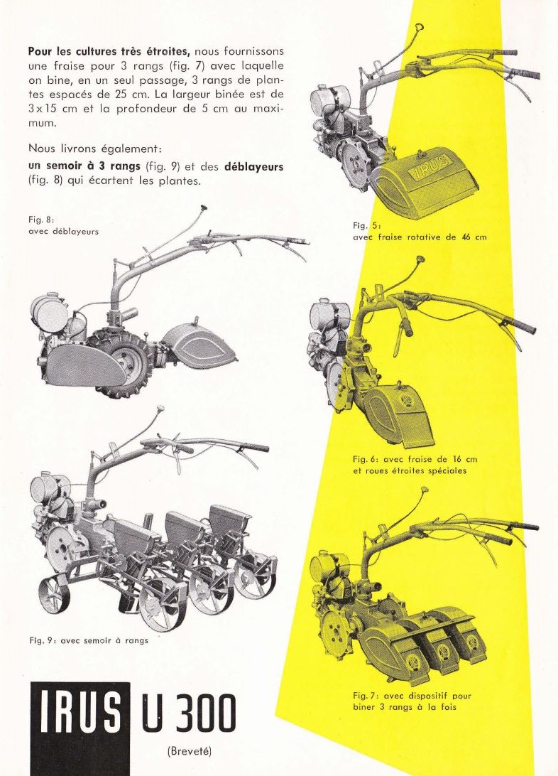 IRUS Motoculteurs et motofaucheuses 1211