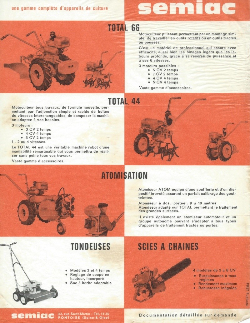 motoculteur - Motoculteur SEMIAC Total 66 7CV Semiac10