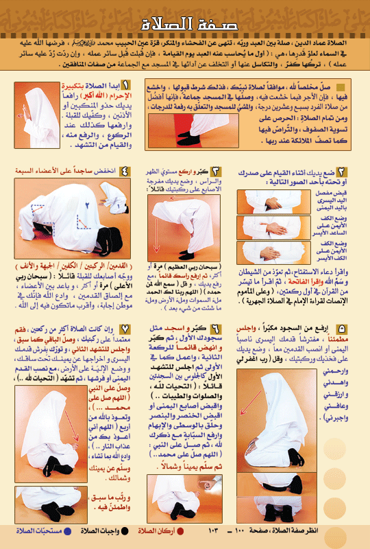 كيفية الصلاة و الأ خطاء الشائعة فيها بالصور 210