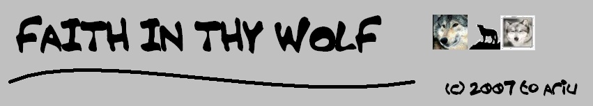 Faith In Thy Wolf