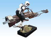 Gentle Giant - Scout Trooper on Speeder Bike Diorama Biker110