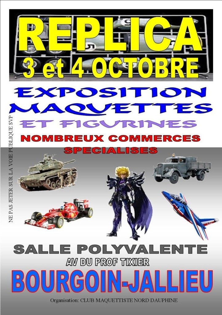 Expo REPLICA BOURGOIN JALLIEU 3 & 4 Oct 2015 Replic10