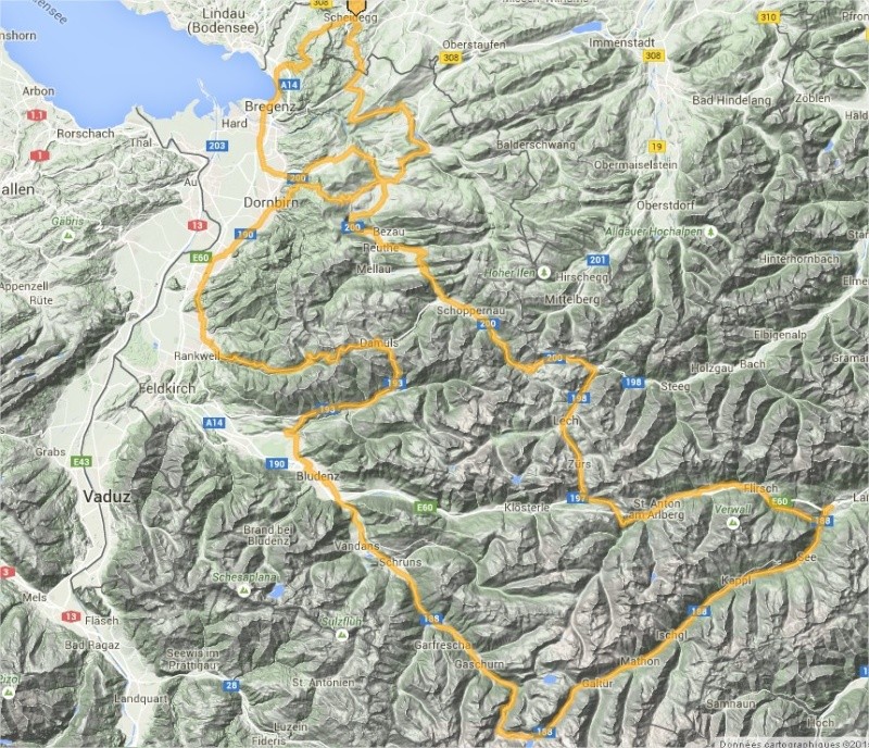 Autriche / Vorarlberg : Scheidegg - Lac de Silvretta - Scheidegg Ger110