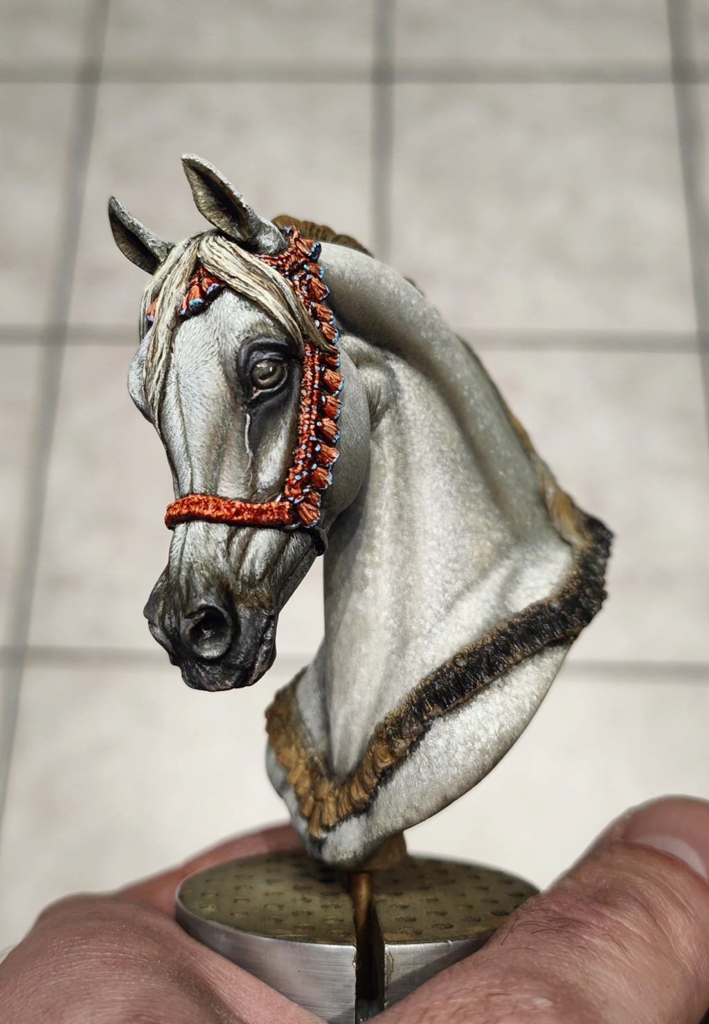 Buste tête de cheval  Img_2051