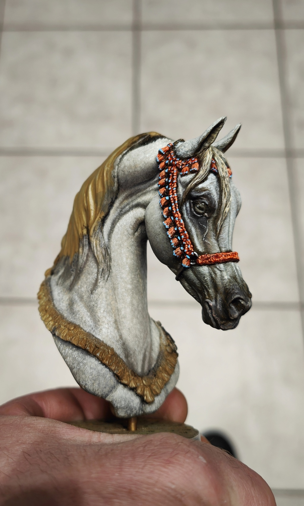 Buste tête de cheval  Img_2052